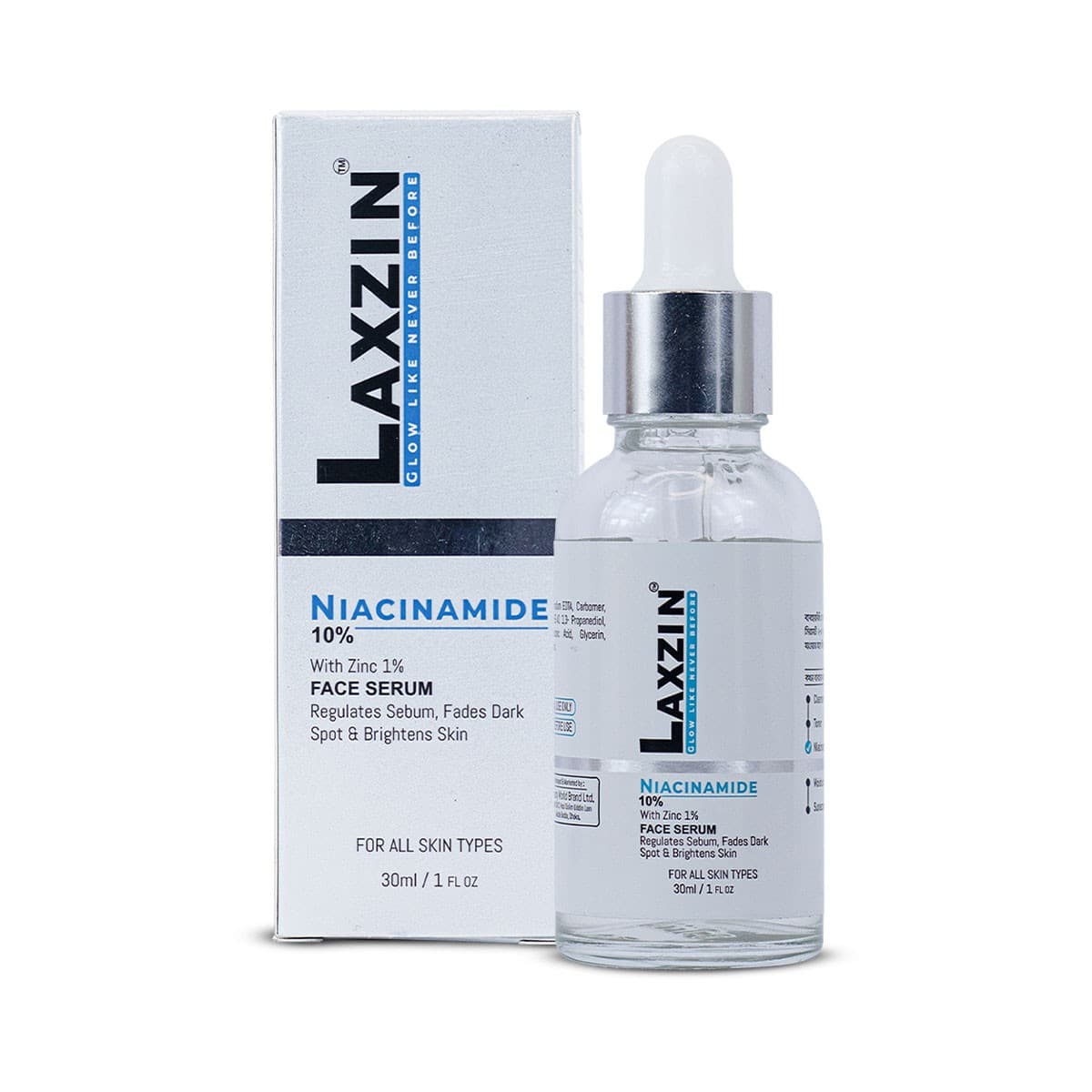 Laxzin Niacinamide 10% + Zinc 1% Face Serum 30ml 