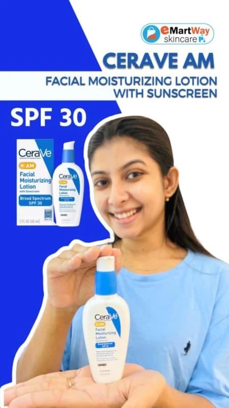 Start your day with hydration + SPF!  CeraVe AM Facial Moisturizer