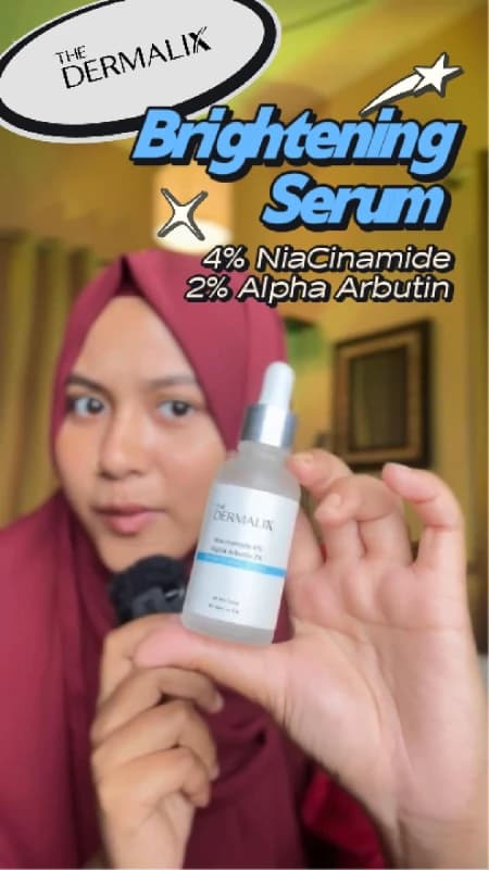 The Dermalix Niacinamide 4% + Alpha Arbutin 2% Brightening Serum