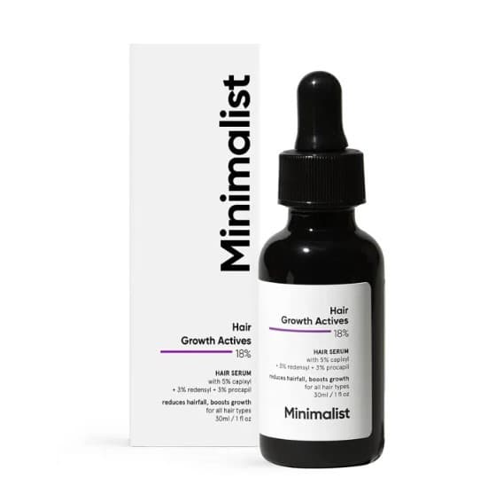 Minimalist Hair Growth Actives 18% hair Serum - 30ml 
