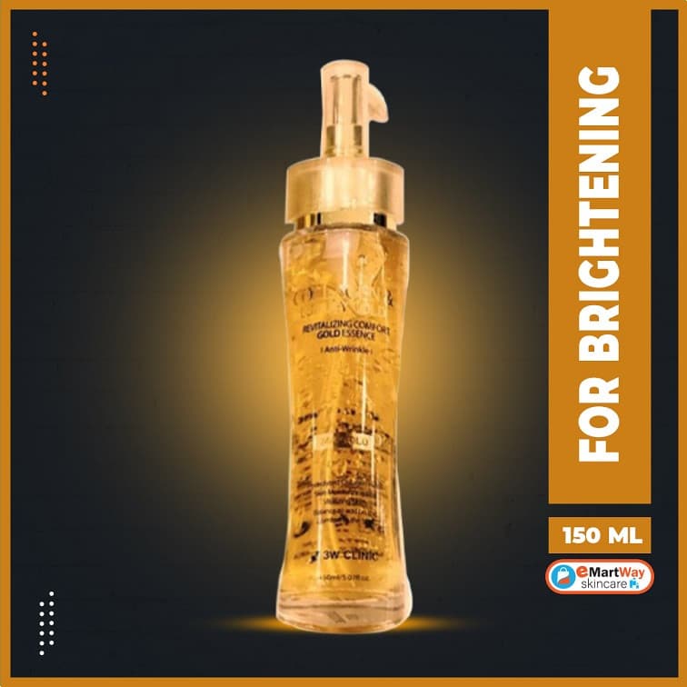 3W Clinic Collagen & Luxury Revitalizing Comfort 24K Gold Essence 150ml 
