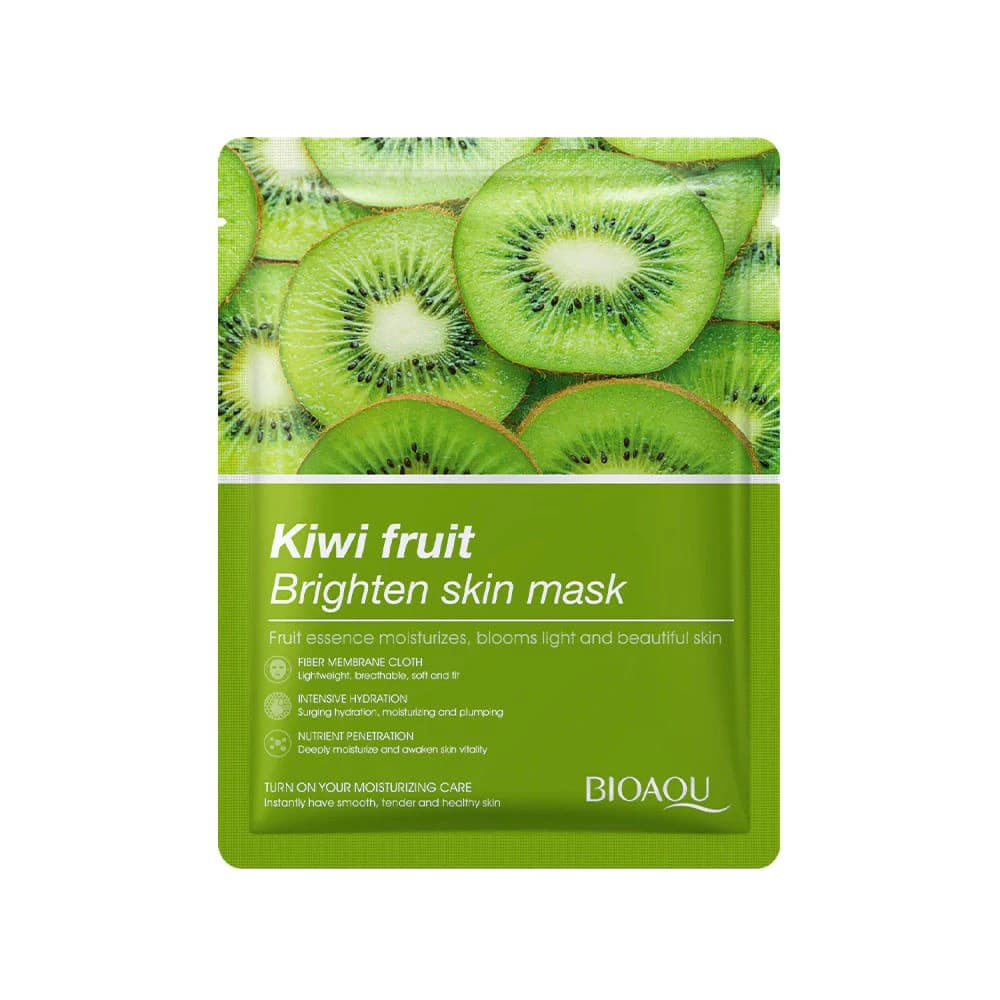 Bioaqua Kiwi Fruit Brighten Skin Face Sheet Mask 25g