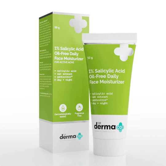 The Derma CO 1% Salicylic Acid Oil Free Daily Face Moisturizer 50g 