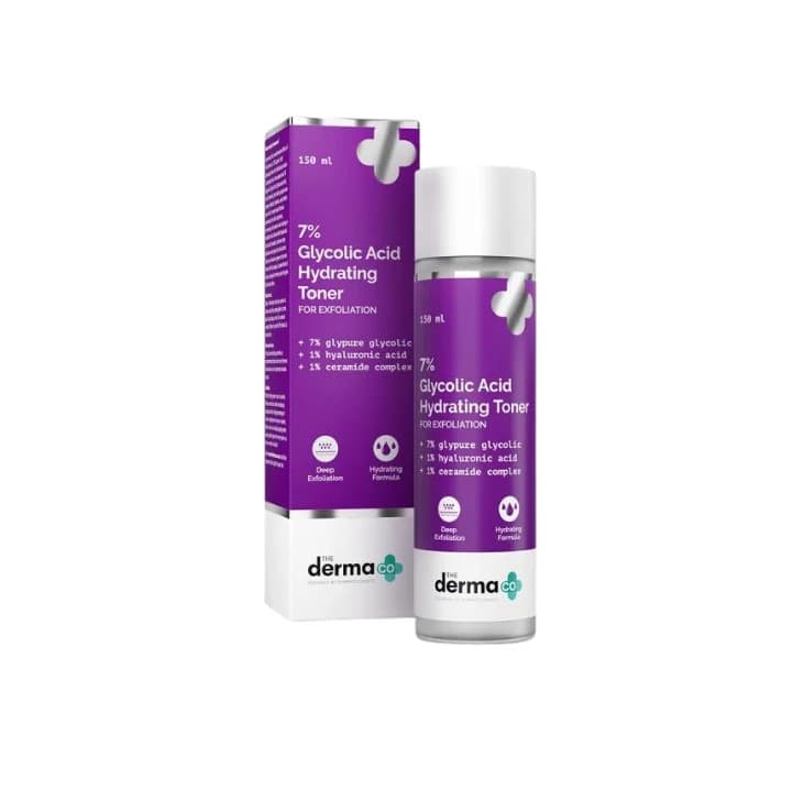 The Derma Co 7% Glycolic Acid Hydrating Toner 150ml (2026/11)