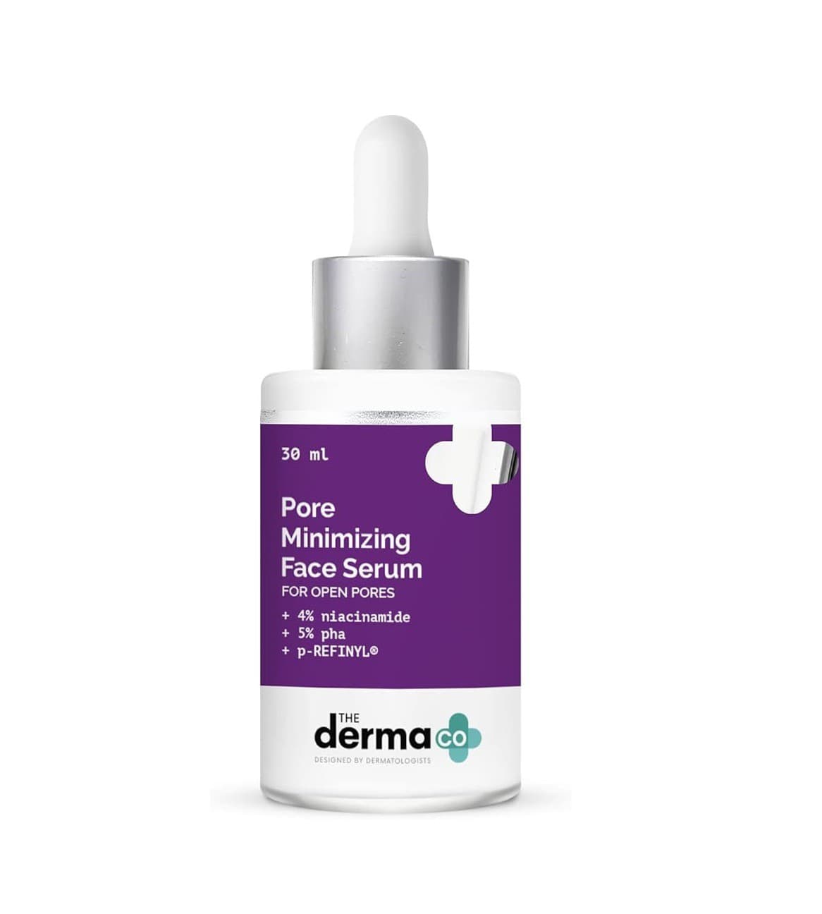 The Derma CO Pore Minimizing Face Serum with 4% Niacinamide 5% PHA and p-REFINYL 30ml 
