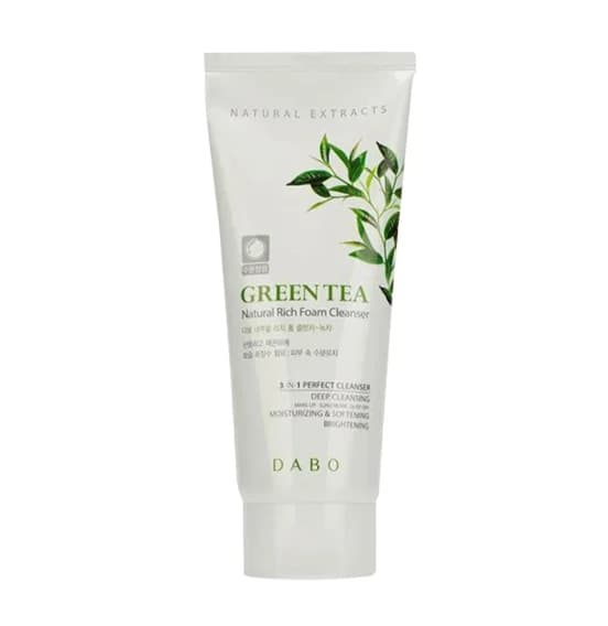 Dabo Green Tea Natural Rich Foam Cleanser 180ml