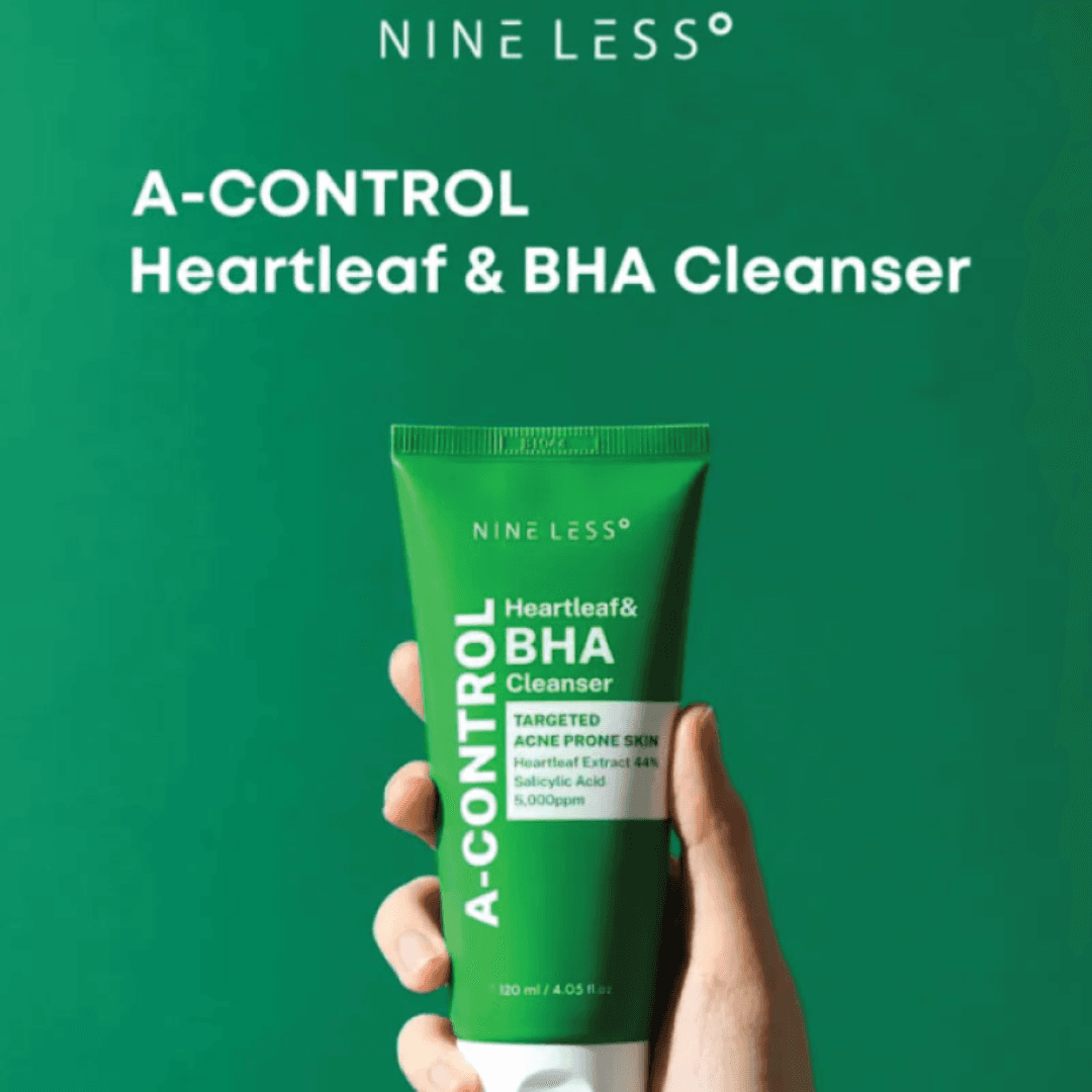 NINELESS A Control Heartleaf & BHA Cleanser 120ml 