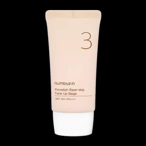 Numbuzin No 3 Porcelain Base-Skip Tone Up Beige 50ml