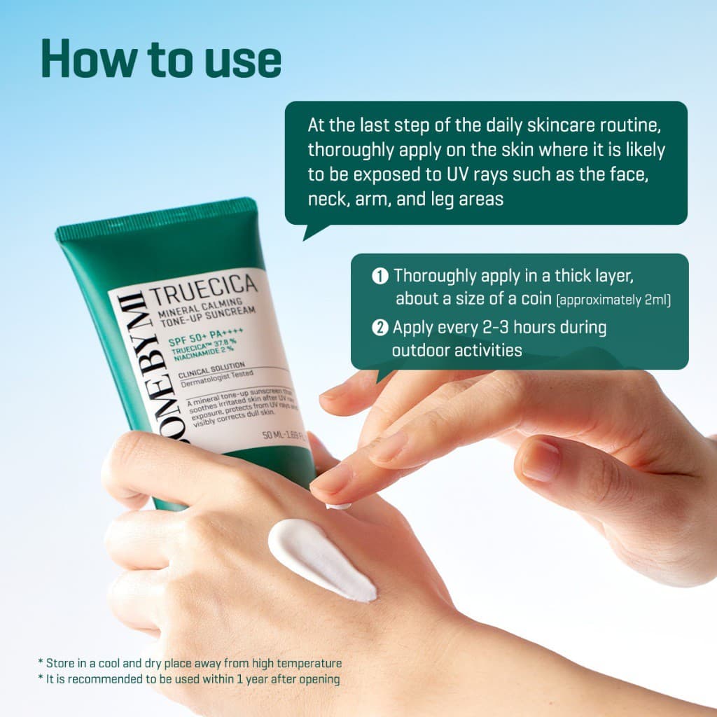 SOME BY MI Truecica Mineral Calming Tone-Up Suncream 50ml 