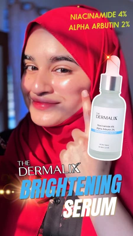 The Dermalix Niacinamide 4% + Alpha Arbutin 2% Brightening Serum 30ml