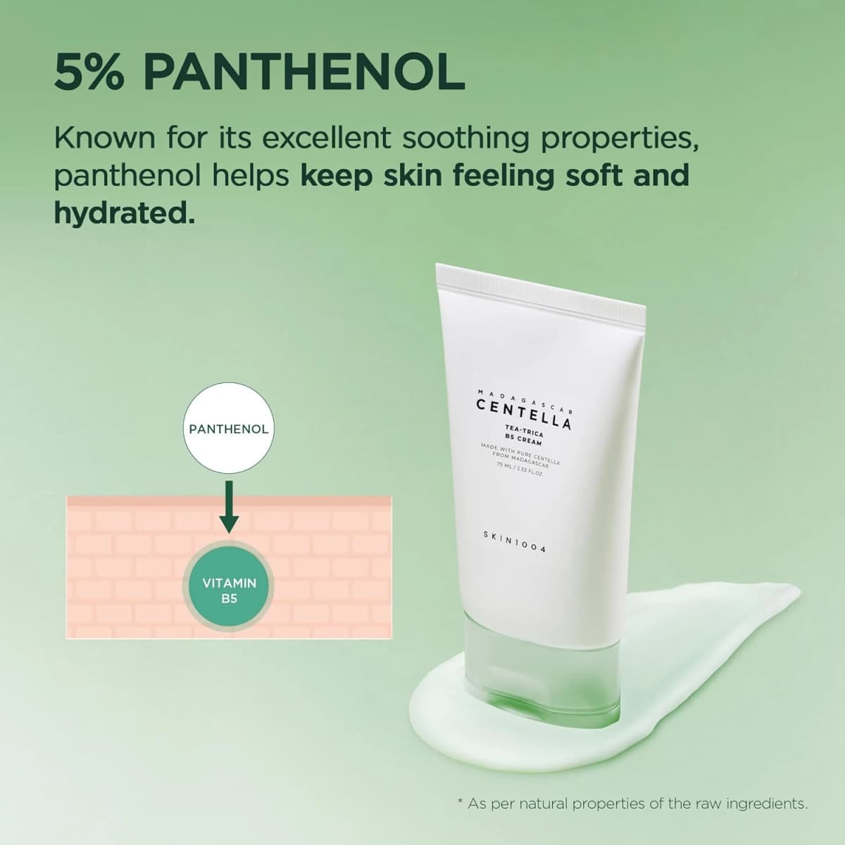 SKIN1004 Madagascar Centella Tea-Trica B5 Cream 75ml 