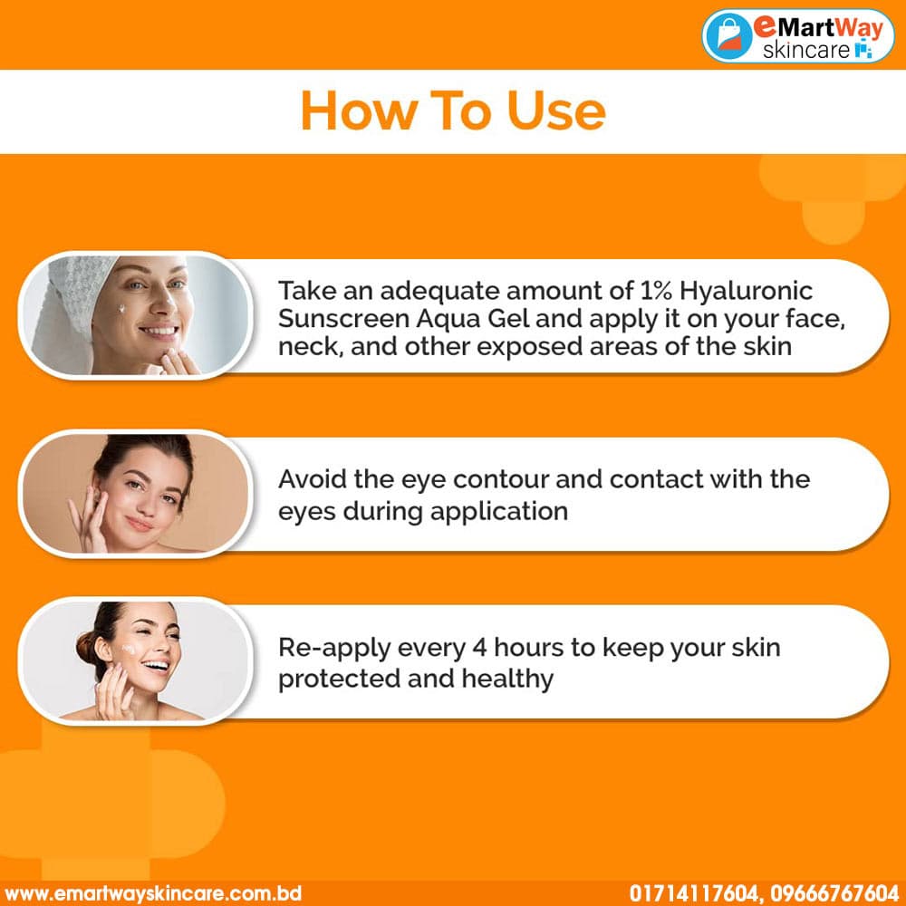 The Derma CO 1% Hyaluronic Sunscreen SPF50 PA++++ 50g 