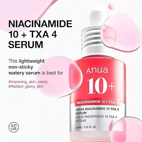 Anua 10+ Niacinamide+ 4% TXA (Tranexamic Acid) Serum 30ml 