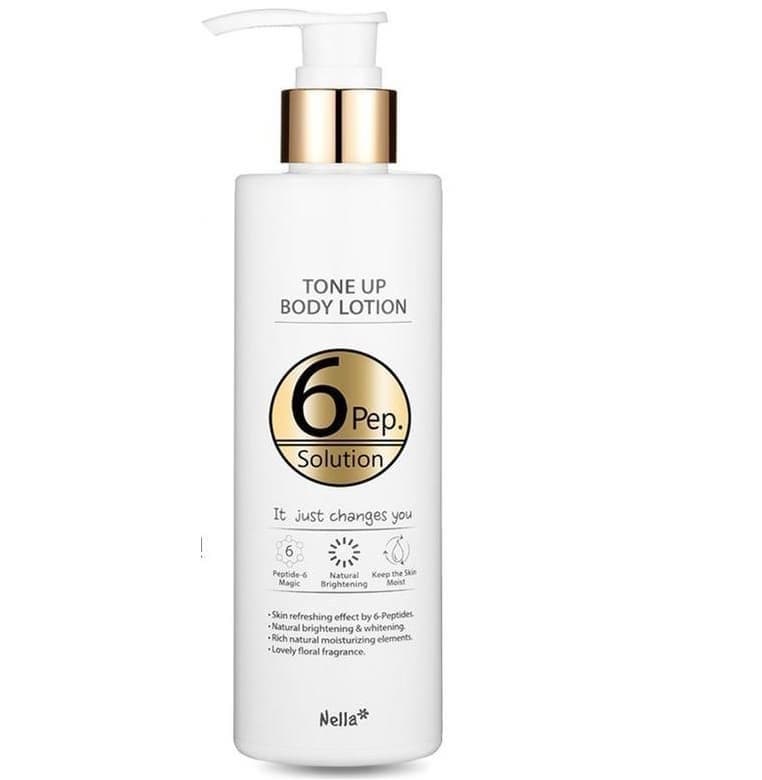 Nella - 6 Pep. Solution Tone Up Body Lotion 240ml (EXP2027/08/13) 