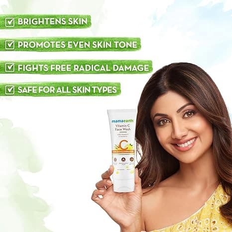 Mamaearth Vitamin C Daily Glow Face Wash 100ml 