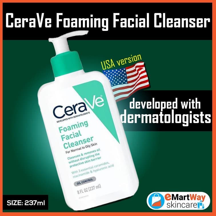 CeraVe Foaming Facial Cleanser 237ml (USA Version) 