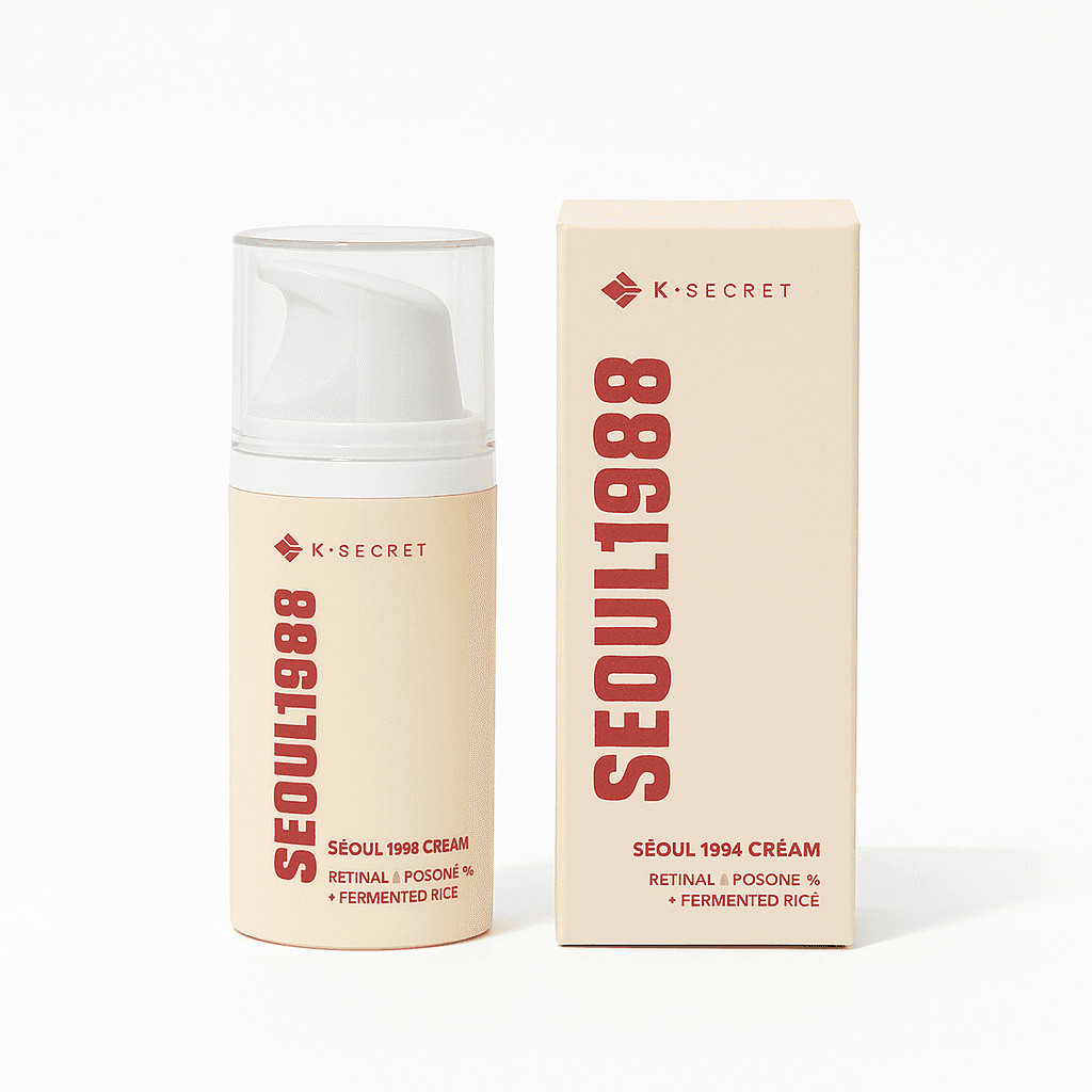 K-SECRET SEOUL 1988 Cream: Retinal Liposome 1% + Fermented Rice 50ml 