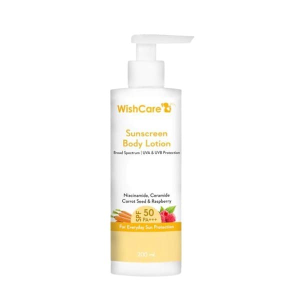 Wishcare SPF50 Sunscreen Body Lotion Broad Spectrum 200ml 