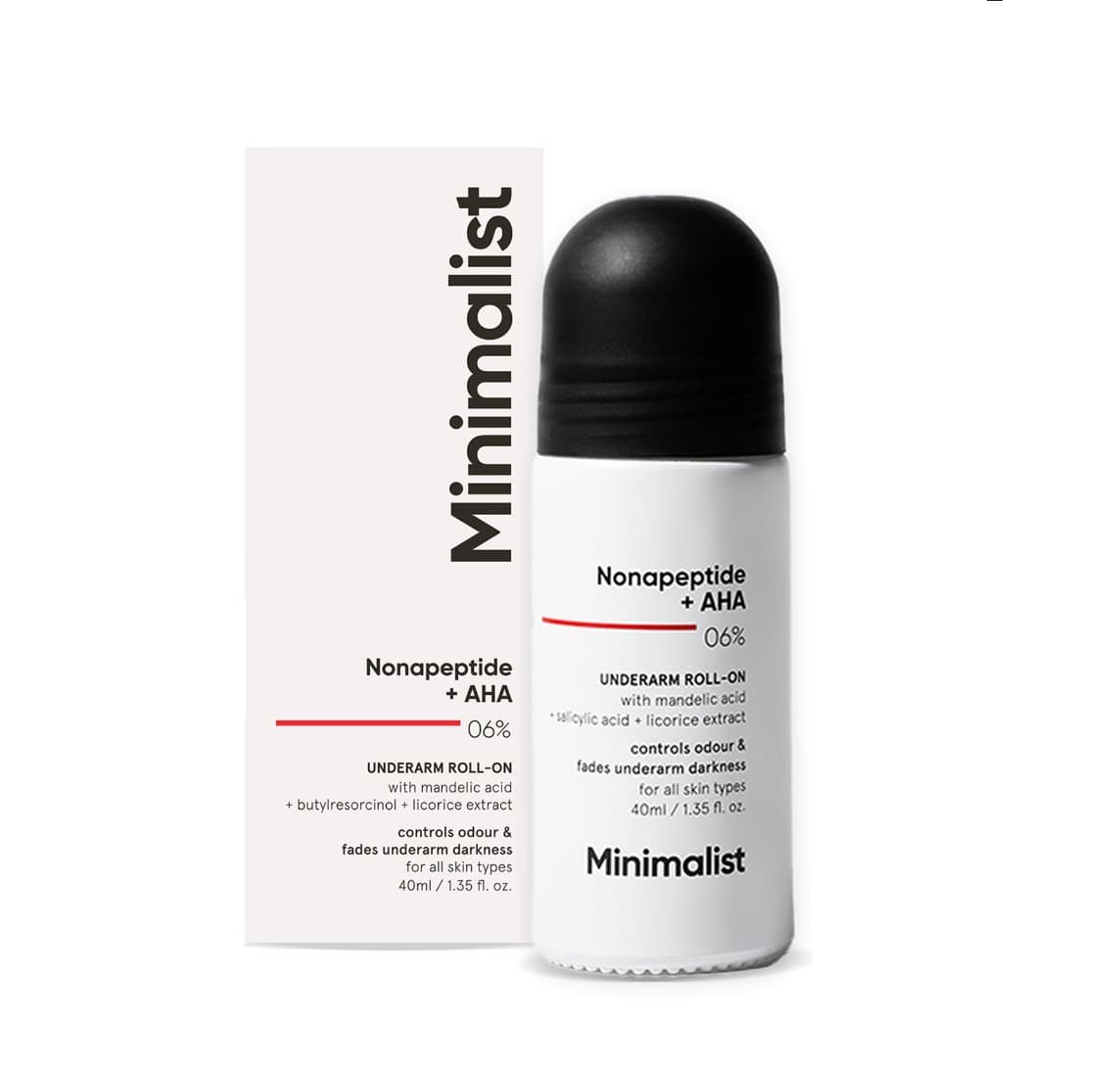 Minimalist Nonapeptide + AHA 6% Underarm Roll-On 40ml