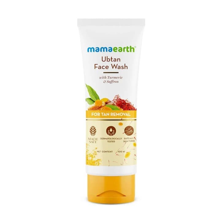 Mamaearth Ubtan Natural Glow Face Wash 100ml 