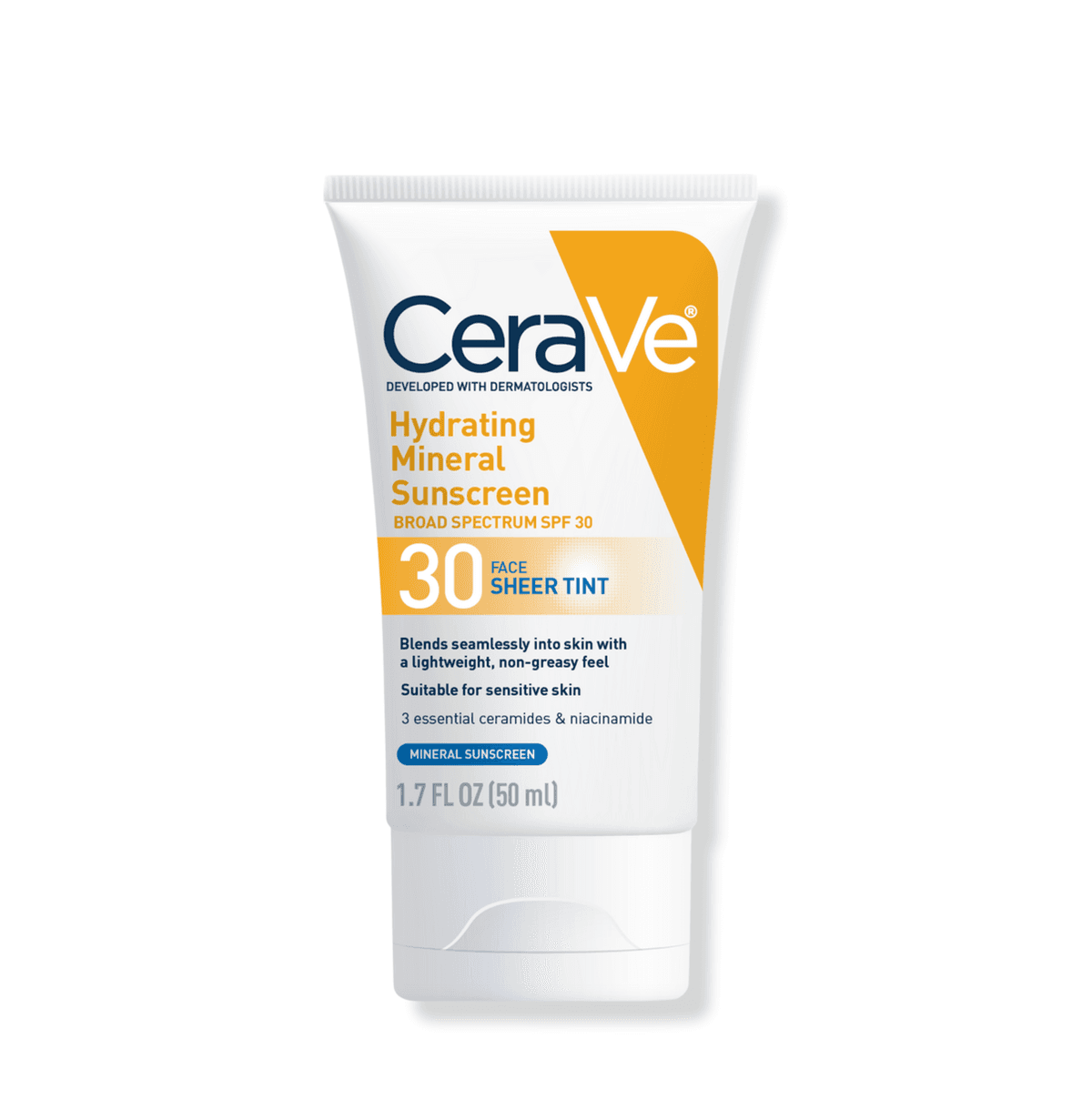 CeraVe Hydrating Sunscreen SPF 30 Face Sheer Tint 50ml 