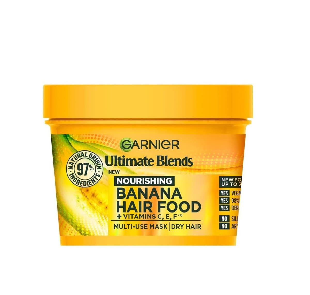 Garnier Ultimate Blends Hair Food Banana 3-in-1 Dry Hair Mask Treatment 400ml 