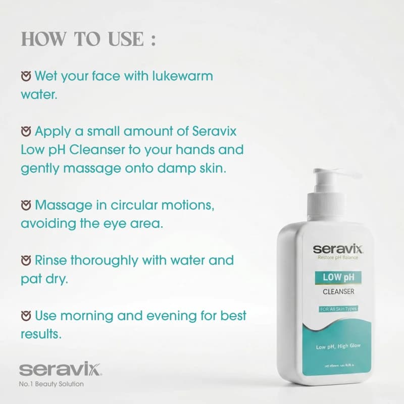 Seravix Low Ph Cleanser 240ml 