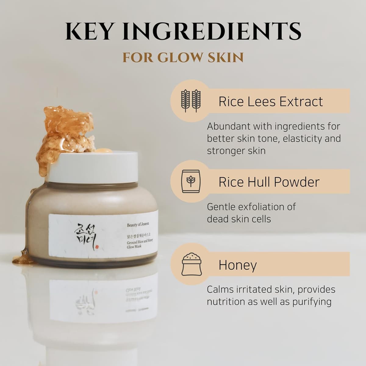 Beauty of Joseon Ground Rice and Honey Glow Mask 150ml 