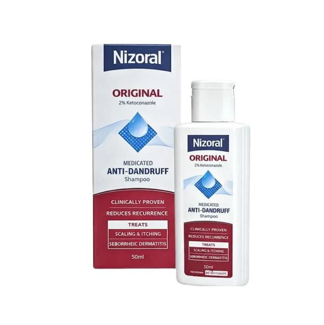 Nizoral 2% Ketoconazole Medicated Anti-Dandruff Shampoo 50ml