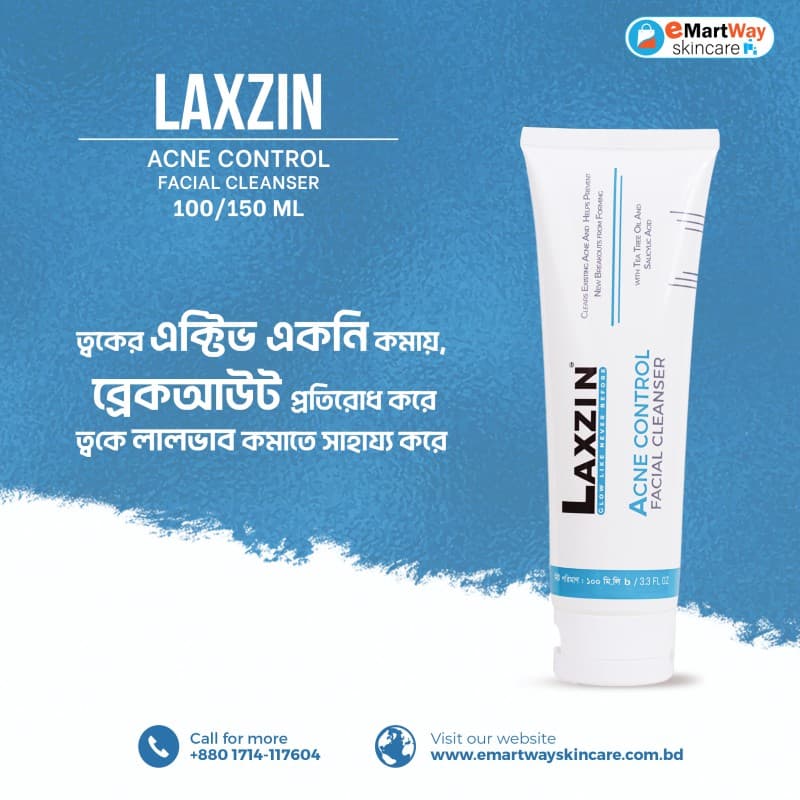 Laxzin Acne Control Facial Cleanser 150ml (EXP2027/03) 