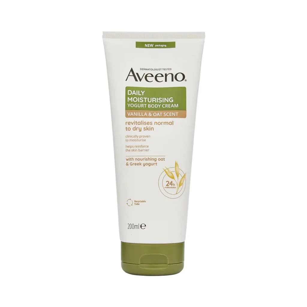 Aveeno Daily Moisturising Yogurt Body Cream 200ml (EXP 2027/4/24) 