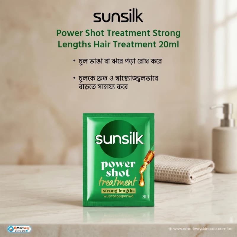 Sunsilk Power Shot Treatment Strong Lengths Hair Treatment 20ml 