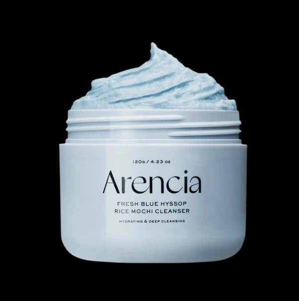 Arencia Blue Hyssop Rice Mochi Cleanser 120g
