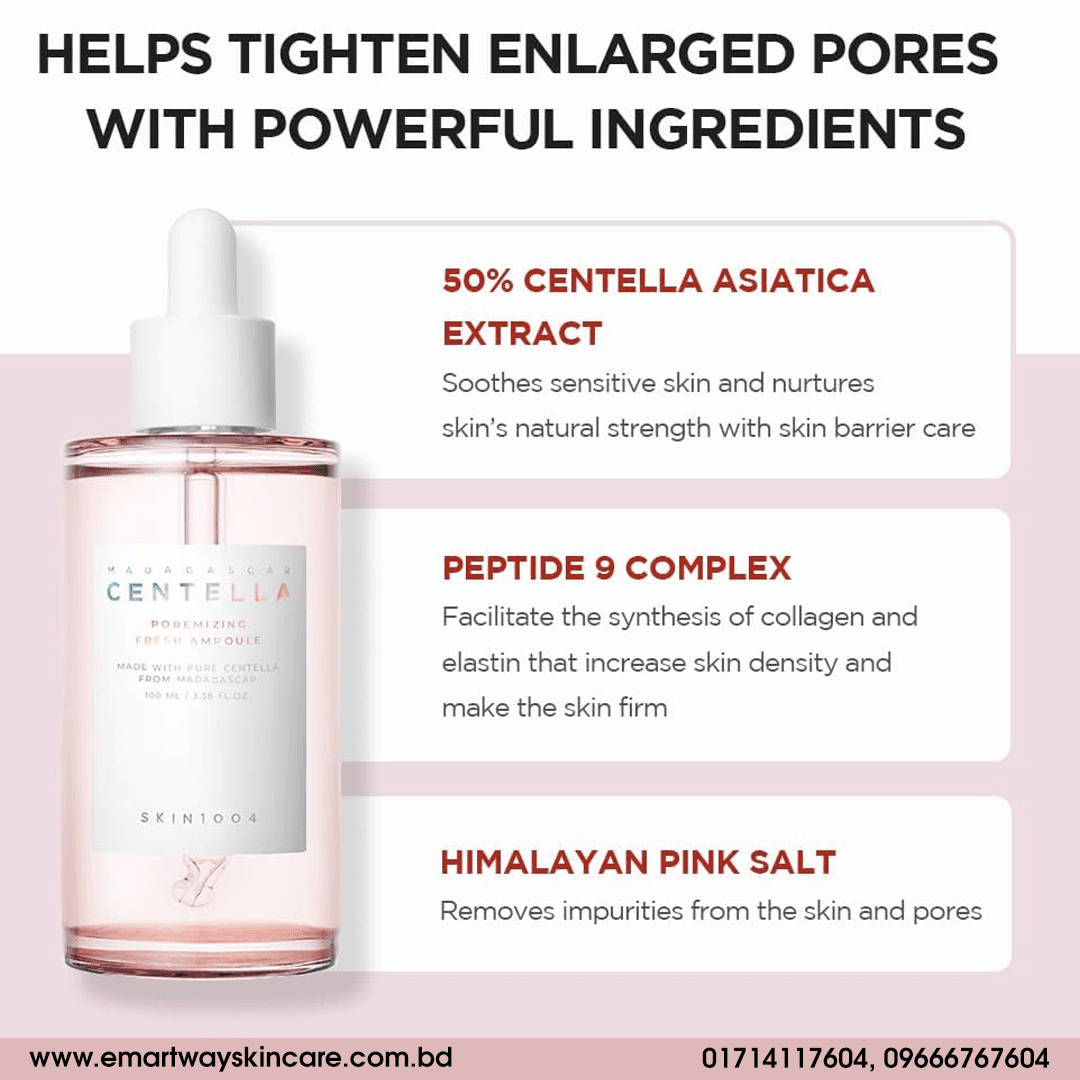 Skin1004 Madagascar Centella Poremizing Fresh Ampoule 100ml 