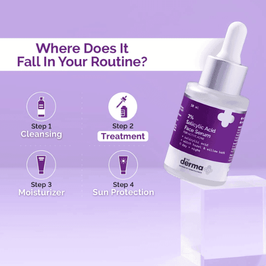 The Derma CO 2% Salicylic Acid Face Serum 30ml 