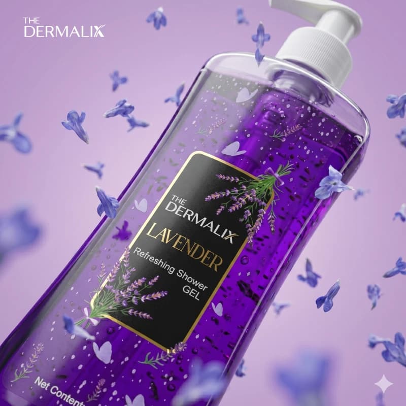 The Dermalix Lavender Refreshing Shower Gel 250ml 