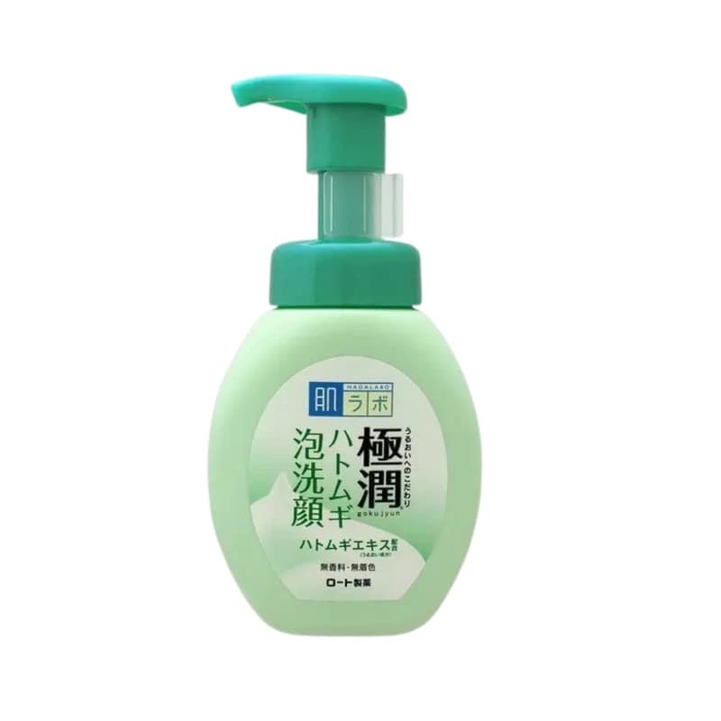 Hada Labo Gokujyun Pore Cleaning Adlay Foaming Face Wash 160ml