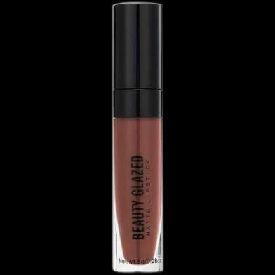 Beauty Glazed Matte Lipstick (104- Dark Brown) 8g
