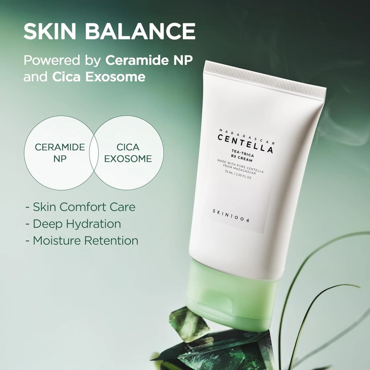 SKIN1004 Madagascar Centella Tea-Trica B5 Cream 75ml 