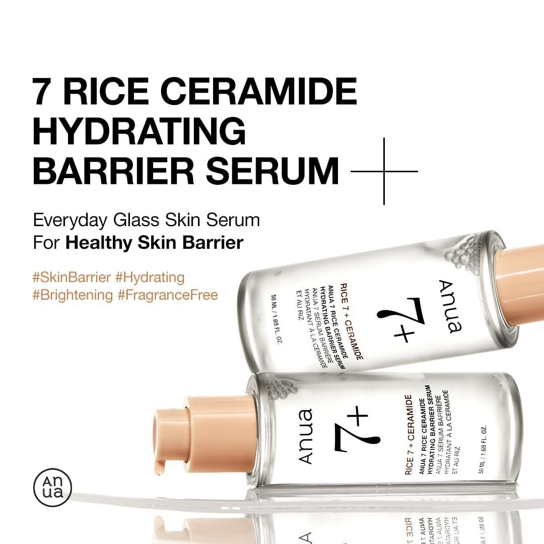 Anua Rice 7 Ceramide Hydrating Barrier Serum 50ml 