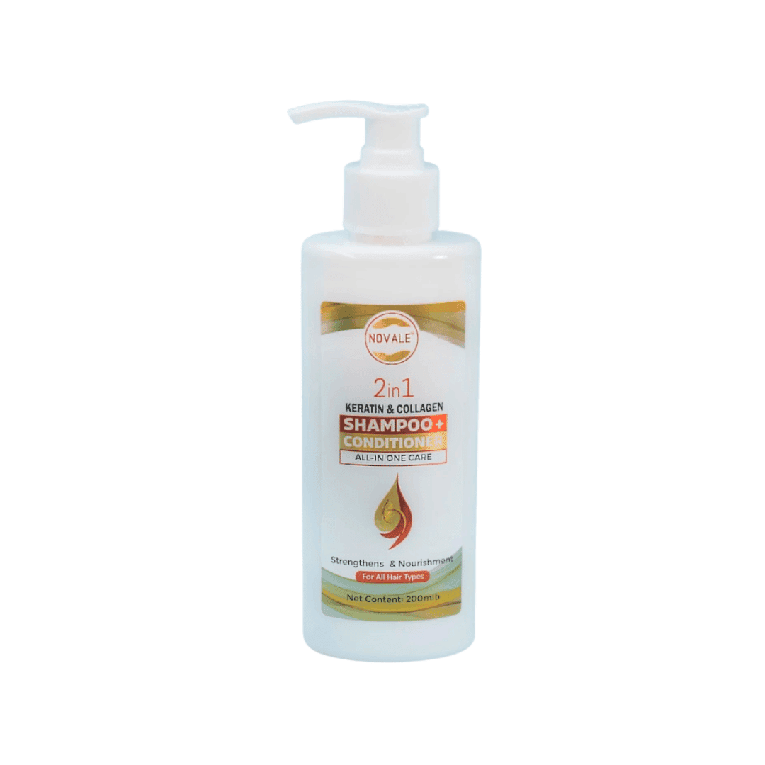 Novale 2-In-1 Keratin & Collagen Shampoo + Conditioner 200ml