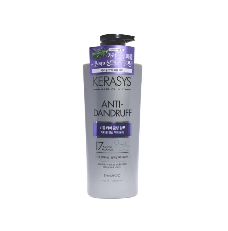 Kerasys Scalp Cooling Anti-Dandruff Protein Shampoo 600 ml 
