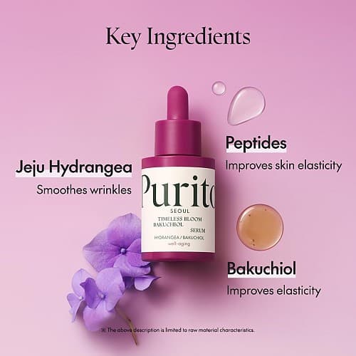 Purito Seoul Timeless Bloom Bakuchiol Serum 30ml 