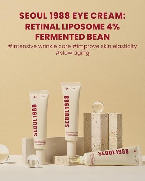 K - SECRET SEOUL 1988 Eye Cream Retinal Liposome 4% + Fermented Bean 30ml 