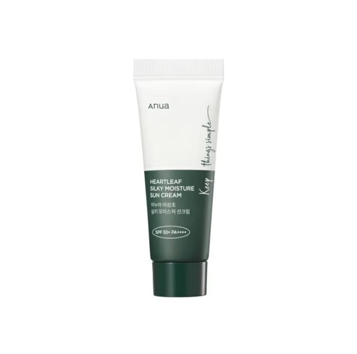 Anua Heartleaf Silky Moisture Sun Cream Spf 50+ Pa++++ 10ml