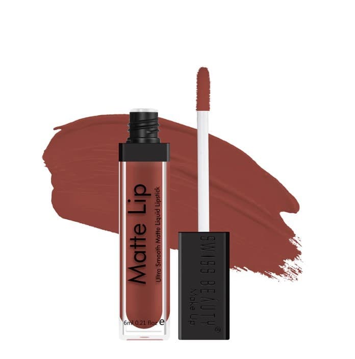 Swiss Beauty Matte Lip Liquid Lipstick- (Cafe-03) 6ml
