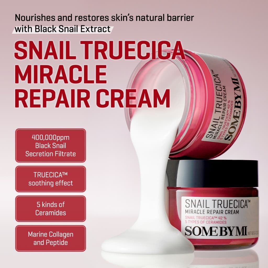 SOME BY MI Snail Truecica Miracle Repair Cream 60g 