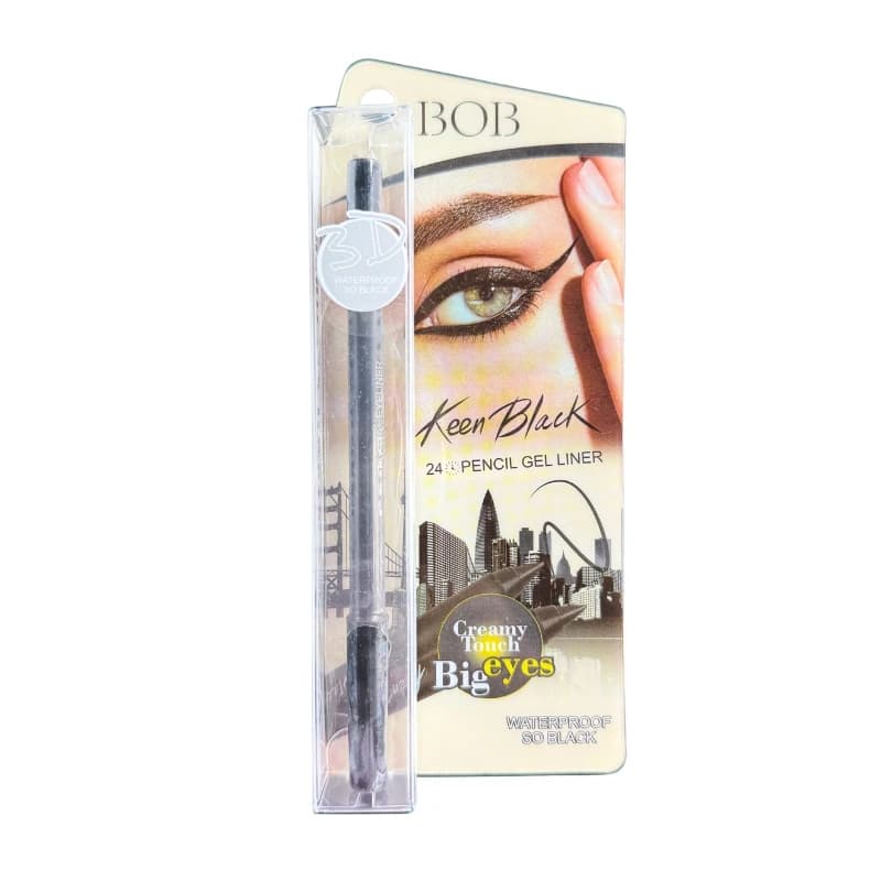 BOB Keen Black 24H Pencil Gel Eyeliner 