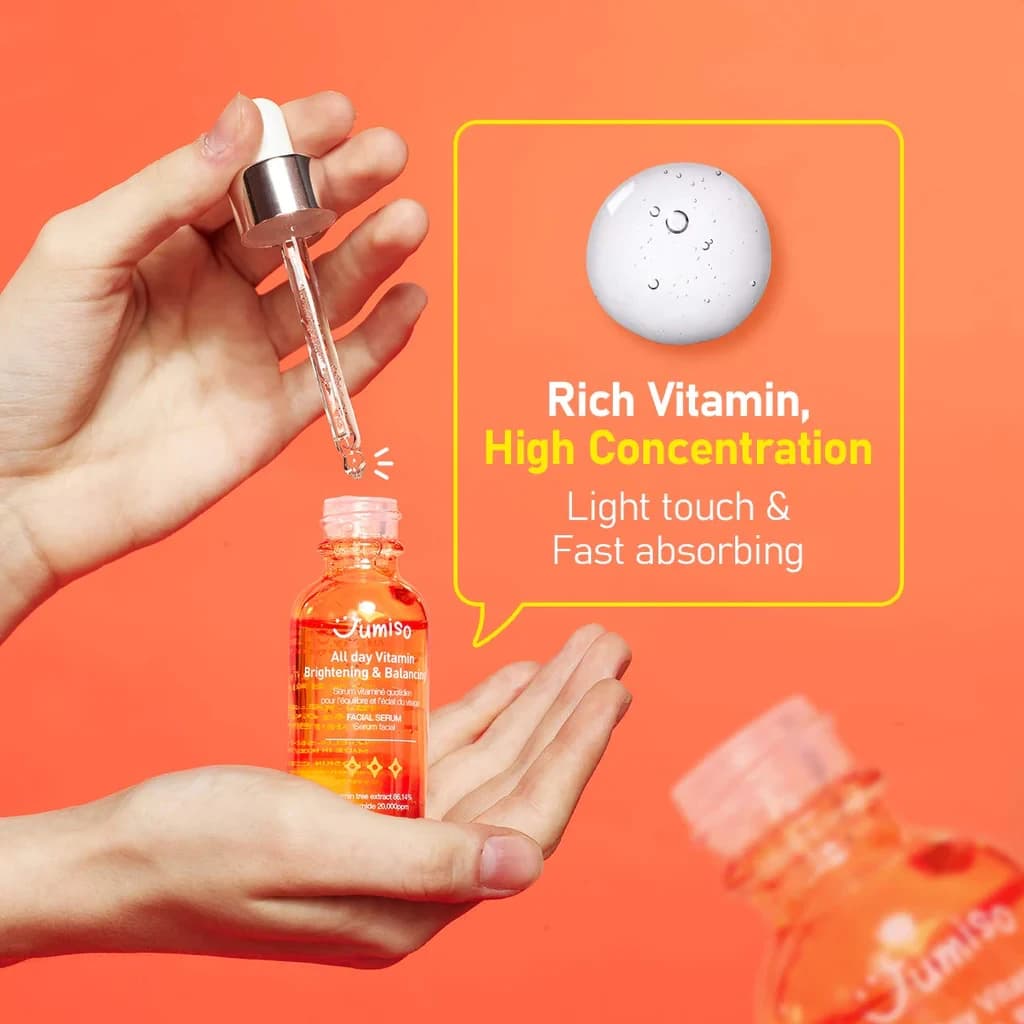 Jumiso All Day Vitamin Brightening & Balancing Facial Serum 30ml 