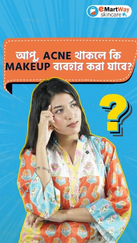 Can I put makeup on active acne??